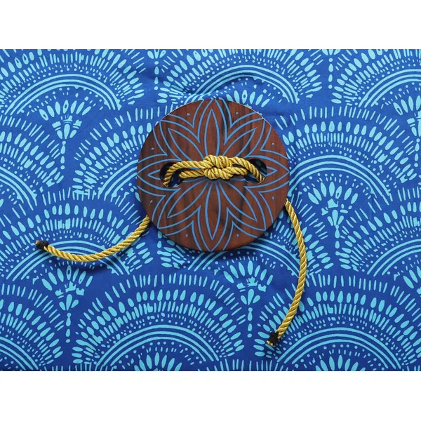 Paréo Léana bleu + boucle