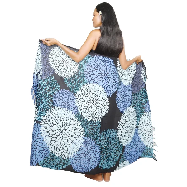 Paréo Mandala océan bleu