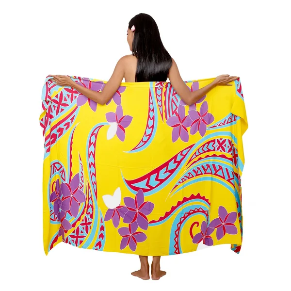 Paréo Moe Moe'a Tahiti jaune