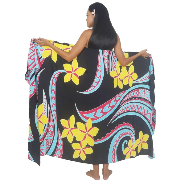 Paréo Moe Moe'a Tahiti noir