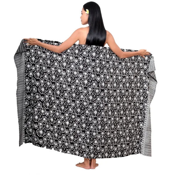 Paréo Nayeli noir + boucle