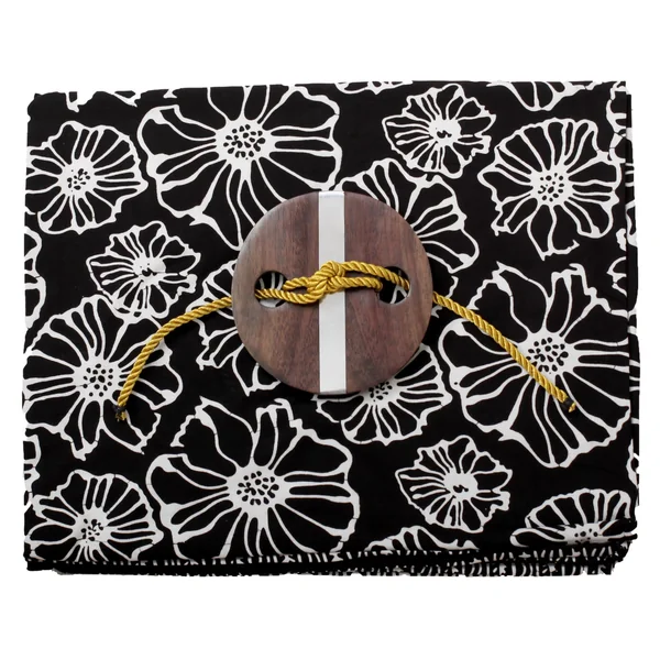 Paréo Nayeli noir + boucle