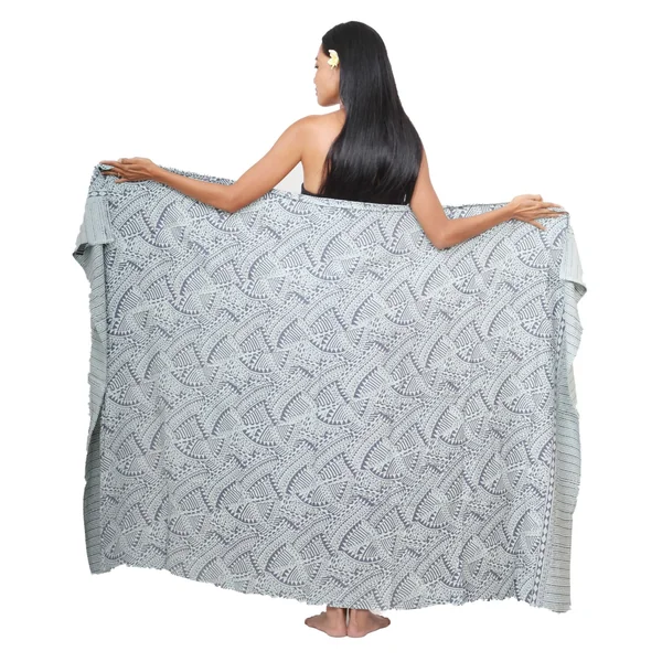 Paréo Paloma gris + boucle