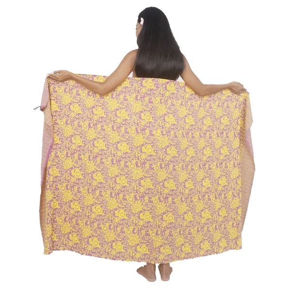 Paréo Rosio violet + boucle