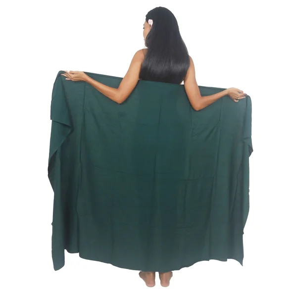 Paréo Uni vert foncé