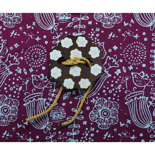 Paréos Prune enchantée + boucle