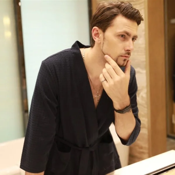 Peignoir De Bain Homme Kimono