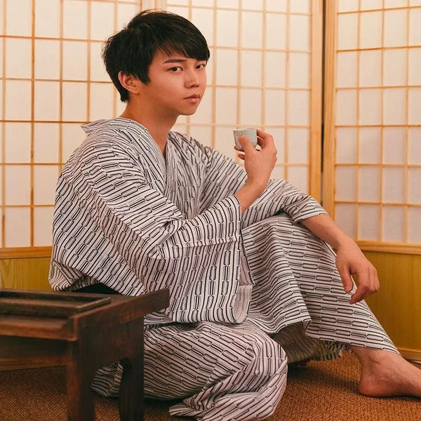 Peignoir Homme Kimono Samouraï