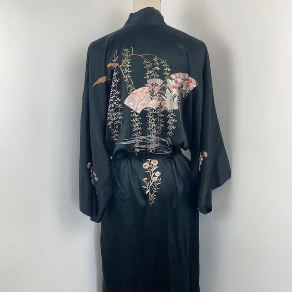 Peignoir Japonais Soie Femme