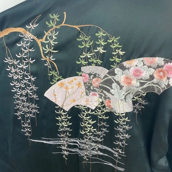 Peignoir Japonais Soie Femme