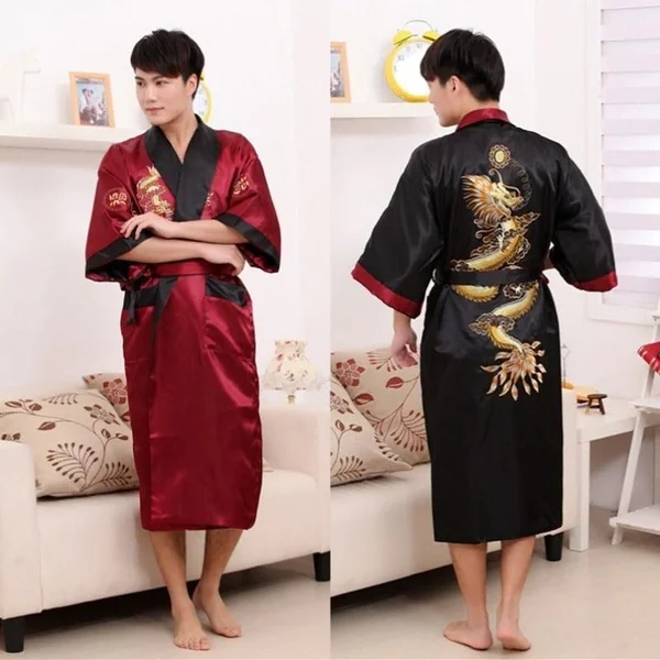 Peignoir Kimono Chinois Homme