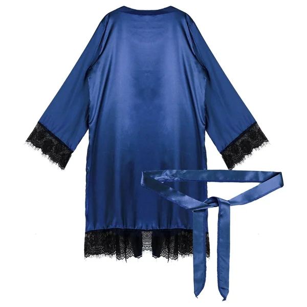 Peignoir Kimono Court Frange