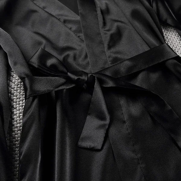 Peignoir Kimono Noir