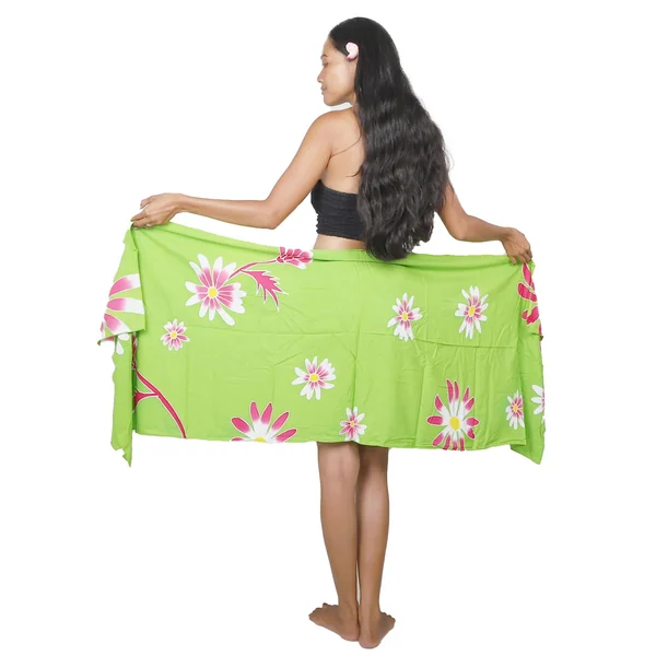 Petit paréo Ori tahiti vert