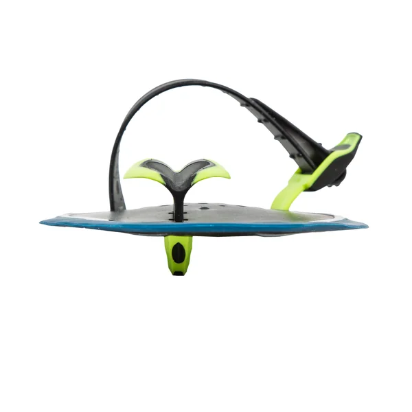 Plaquettes de natation quick-in 500 taille m bleu jaune
