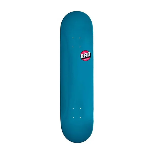 Plateau de skate RAD Blank Logo Bleu-vert 8.0