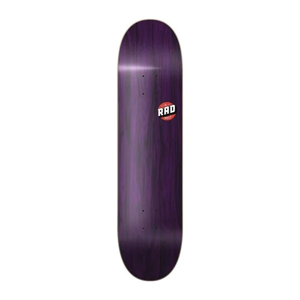 Plateau de skate RAD Blank Logo Purple Maple 8.0