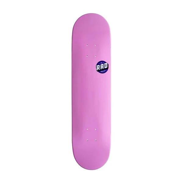 Plateau de skate RAD Blank Logo Rose 8.0