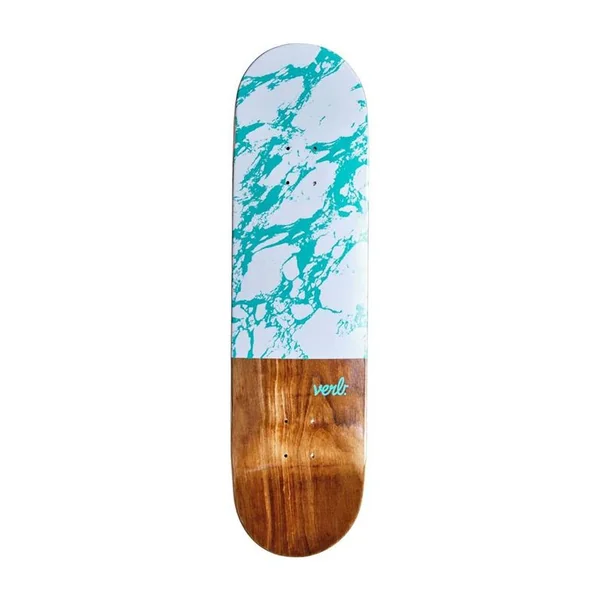 Plateau de skate VERB Marble Dip Blanc 8.25