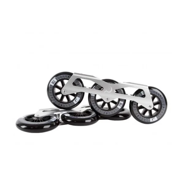 Platine roller GC TriFrame V2 110mm 85A Complete Setup Argent