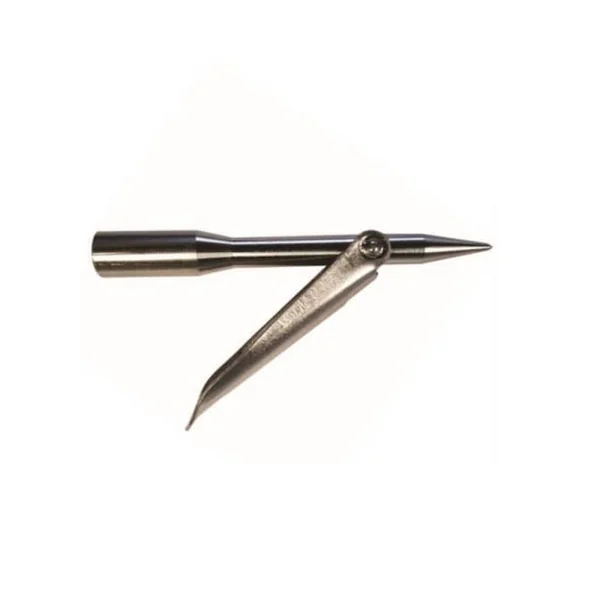 Pointe de flèche ronde INOX Ø 9 mm - Imersion - 7,5 CM