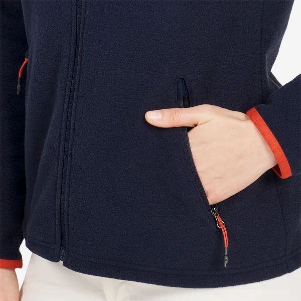 Polaire chaude de voile femme, 100 bleu marine