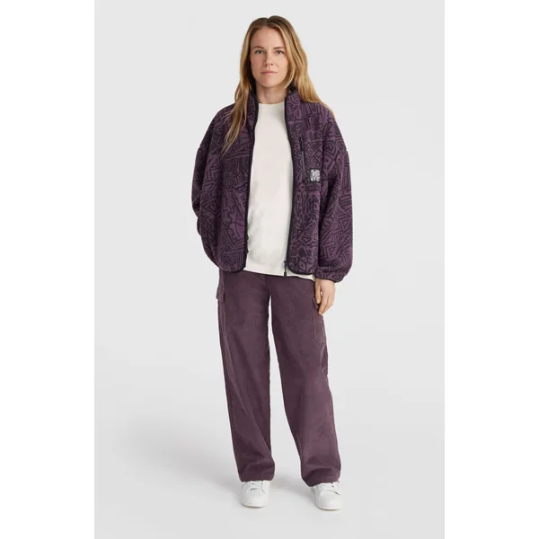 Polaire Surf Heroes à poils longs | Black/Purple Sketcheritage