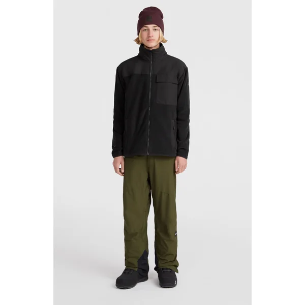 Polaire Utility Polartec® 200 à zip intégral | Black Out