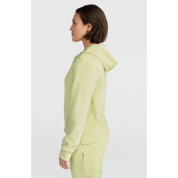 Polaire à capuche Velour | Lime Wash