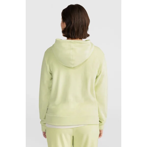 Polaire à capuche Velour | Lime Wash