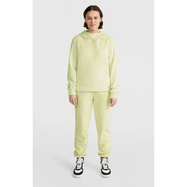 Polaire à capuche Velour | Lime Wash