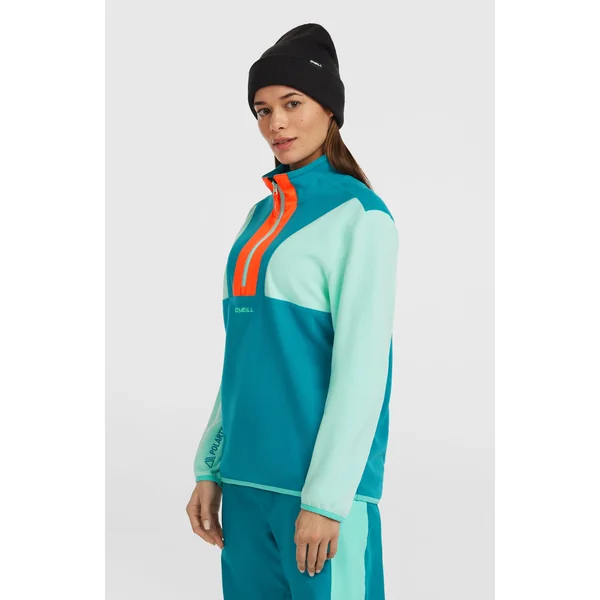 Polaire à col demi-zip FWC'Cruz Triple Polartec® | Retro Mint Colour Block