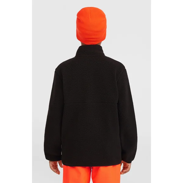 Polaire à poils longs et zip intégral | Black Out