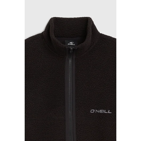 Polaire à poils longs et zip intégral | Black Out