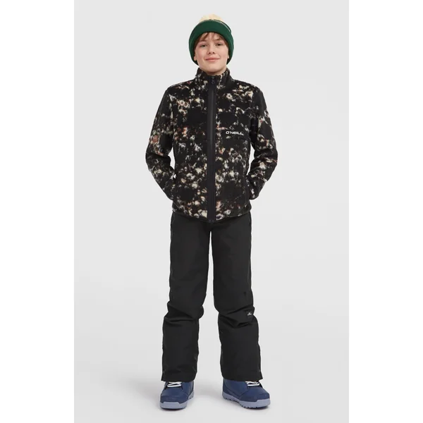 Polaire à poils longs et zip intégral | Black/Beige Quarry