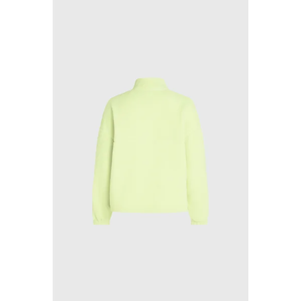 Polaire à poils longs et zip intégral | Lime Wash