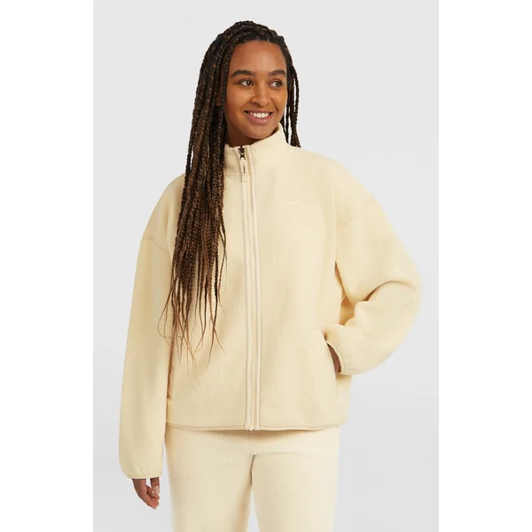 Polaire à poils longs et zip intégral Must-Have | Macaron