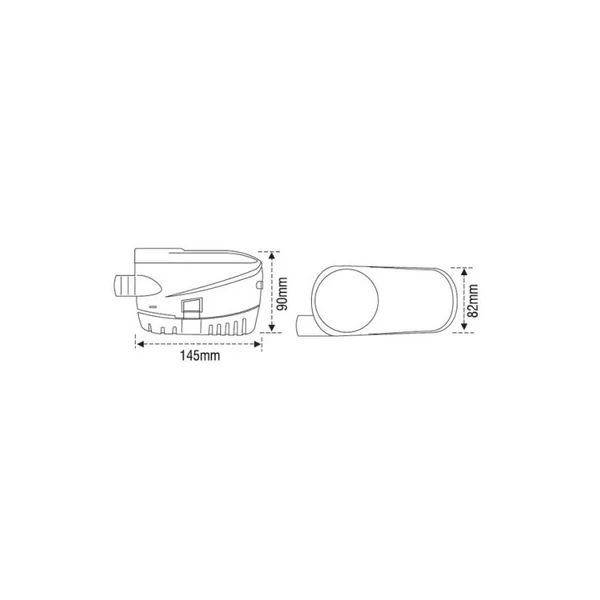 POMPE IMMERGÉE NUOVA RADE AUTOMATIQUE 600 GPH - 2271 L/h