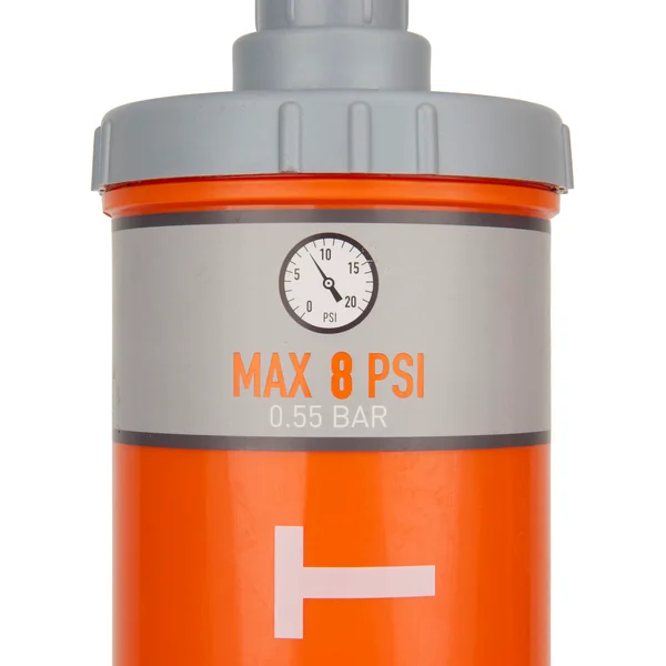 Pompe à main basse pression double action pour canoë kayak 2x2,6l 1-8 psi