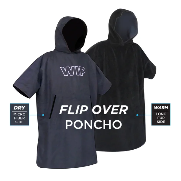 Poncho FORWARD WIP Reversible Noir