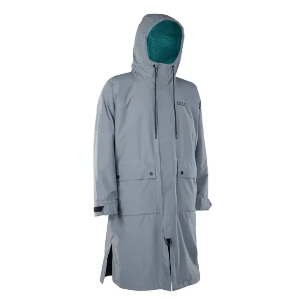 Poncho ion water jacket storm coat sage-grey
