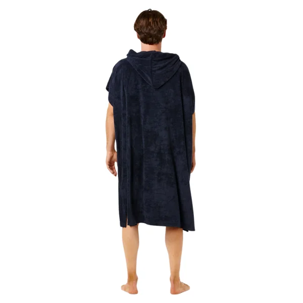 Poncho rip curl classic surf hooded noir-blanc