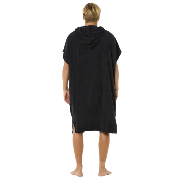 Poncho rip curl noir gris