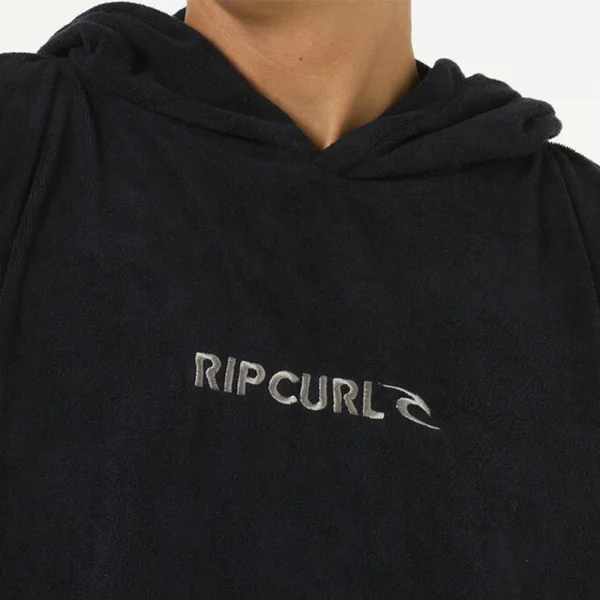 Poncho rip curl noir gris