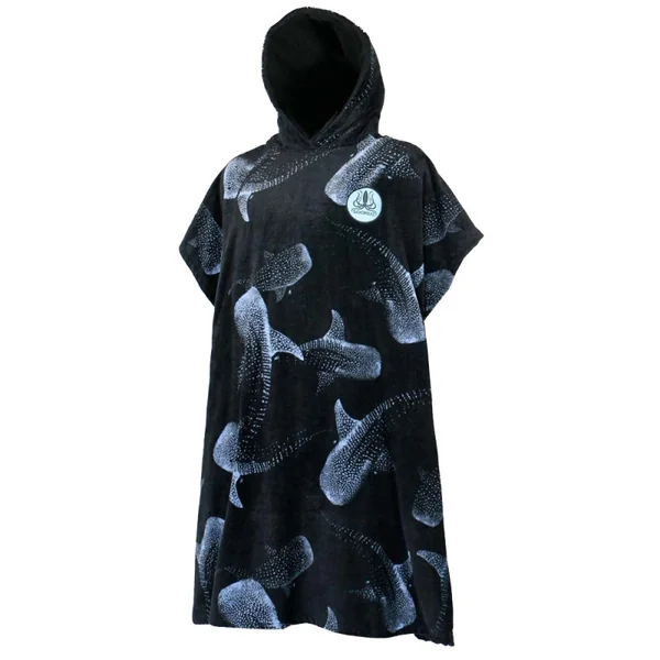 Poncho SOORUZ Chasm Cotton Black