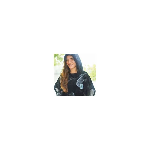 Poncho SOORUZ Chasm Cotton Black