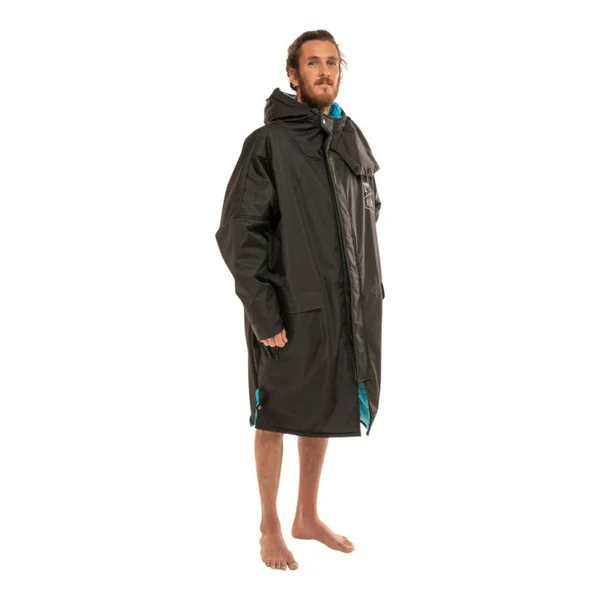 Poncho étanche ALL IN Storm Vest Noir / turquoise
