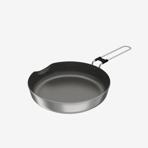 Popote 500 de camping en acier inox + anti-adhésif - 2 personnes - 15 éléments