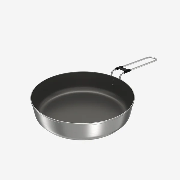 Popote 500 de camping en acier inox + anti-adhésif - 4 personnes - 25 éléments