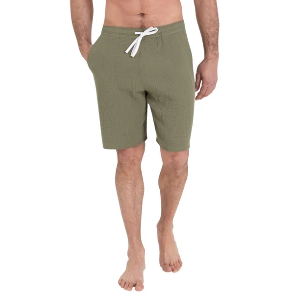 Pyjama court col rabat homme Easy coton Athena multicolore Athéna
